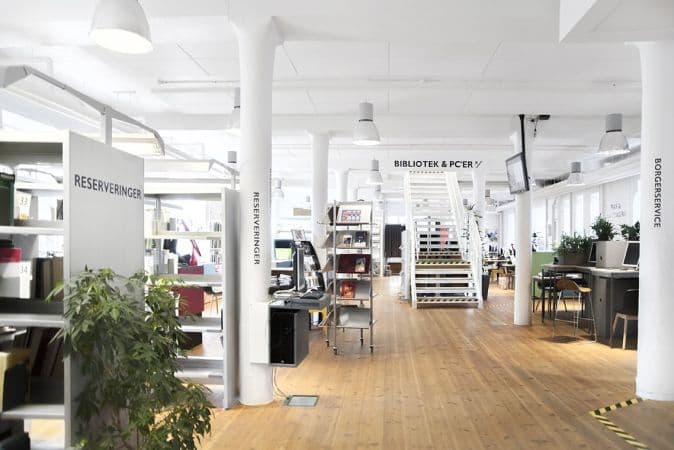Billede af bibliotek